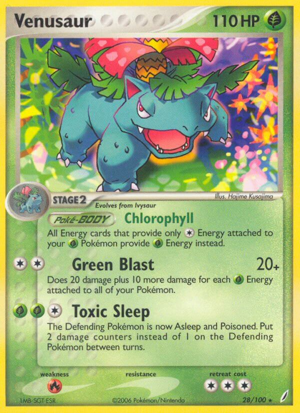 Venusaur (28/100) (Theme Deck Exclusive) [EX: Crystal Guardians] | Good Games Adelaide SA