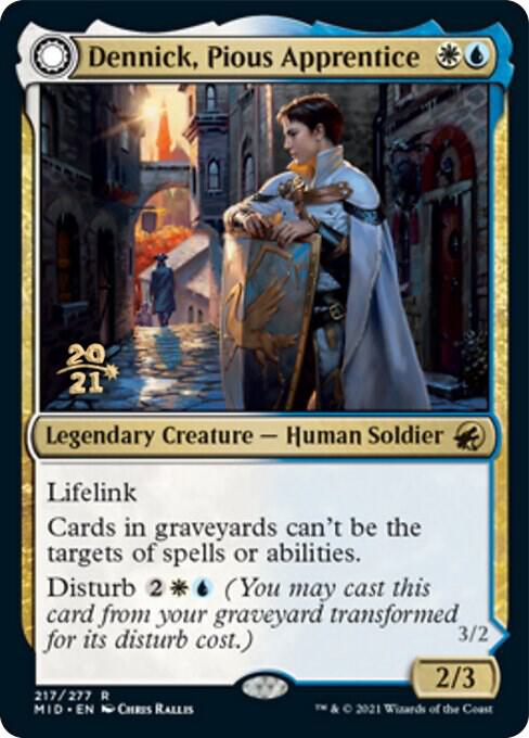 Dennick Pious Apprentice 217 (Prerelease Cards)  - Foil | Good Games Adelaide SA