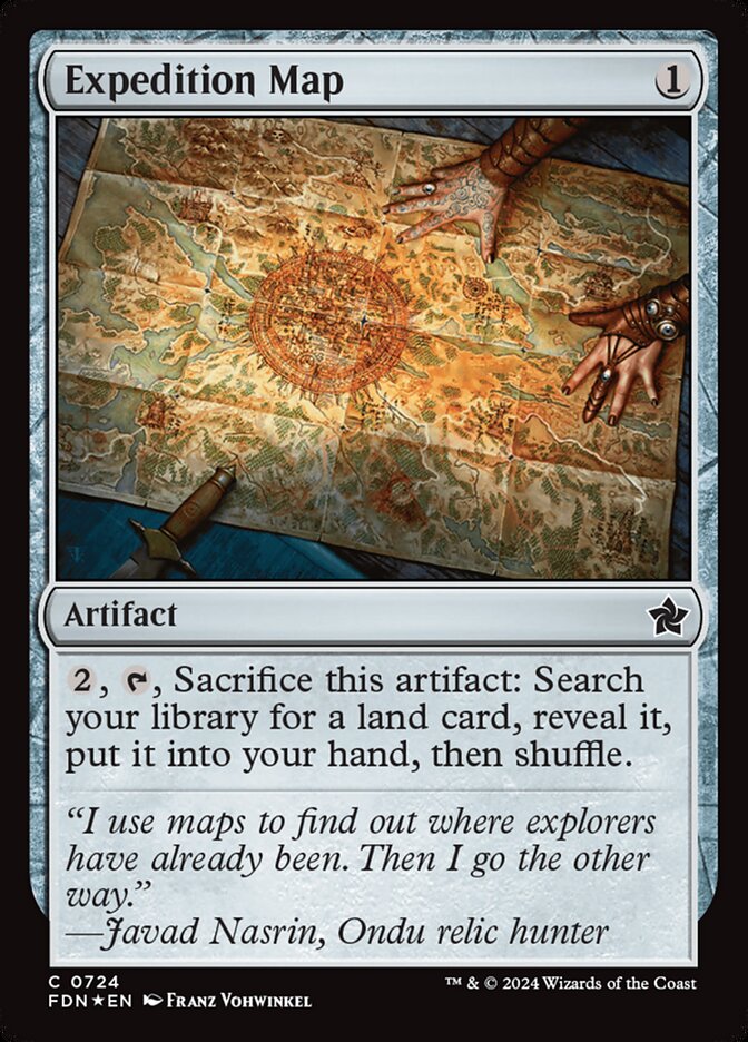 Expedition Map 724 (Foundations)  - Foil | Good Games Adelaide SA