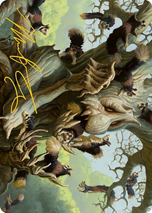 Scurry Oak Art Card Gold Stamped Signature 40 (Art Series: Modern Horizons 2)  | Good Games Adelaide SA