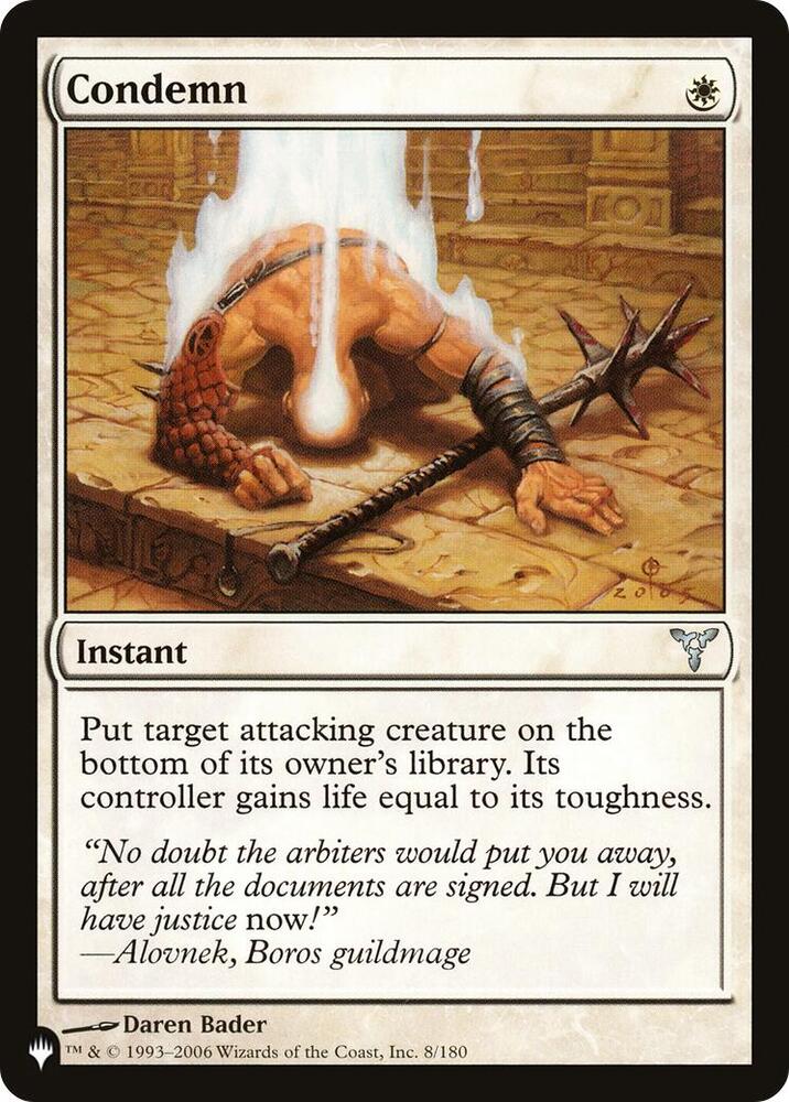 Condemn 8/180 (The List Reprints)  | Good Games Adelaide SA