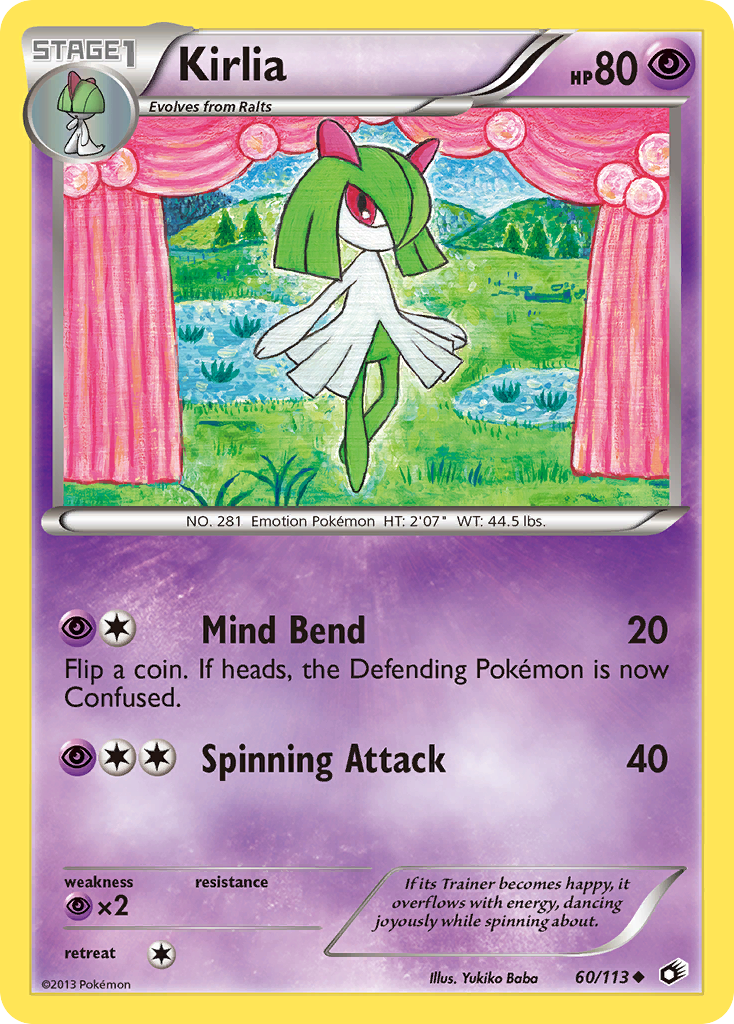 Kirlia (60/113) [Black & White: Legendary Treasures] | Good Games Adelaide SA