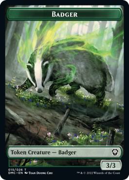 Badger Token 15 (Commander: Dominaria United)  | Good Games Adelaide SA