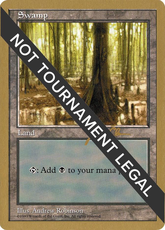 Swamp 443 1997 Jakub Slemr 5ED  (World Championship Decks)  | Good Games Adelaide SA