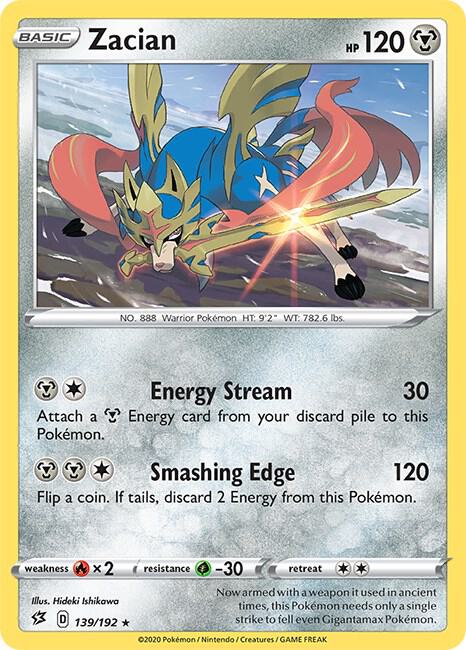 Zacian 139/192 (SWSH02: Rebel Clash)  | Good Games Adelaide SA