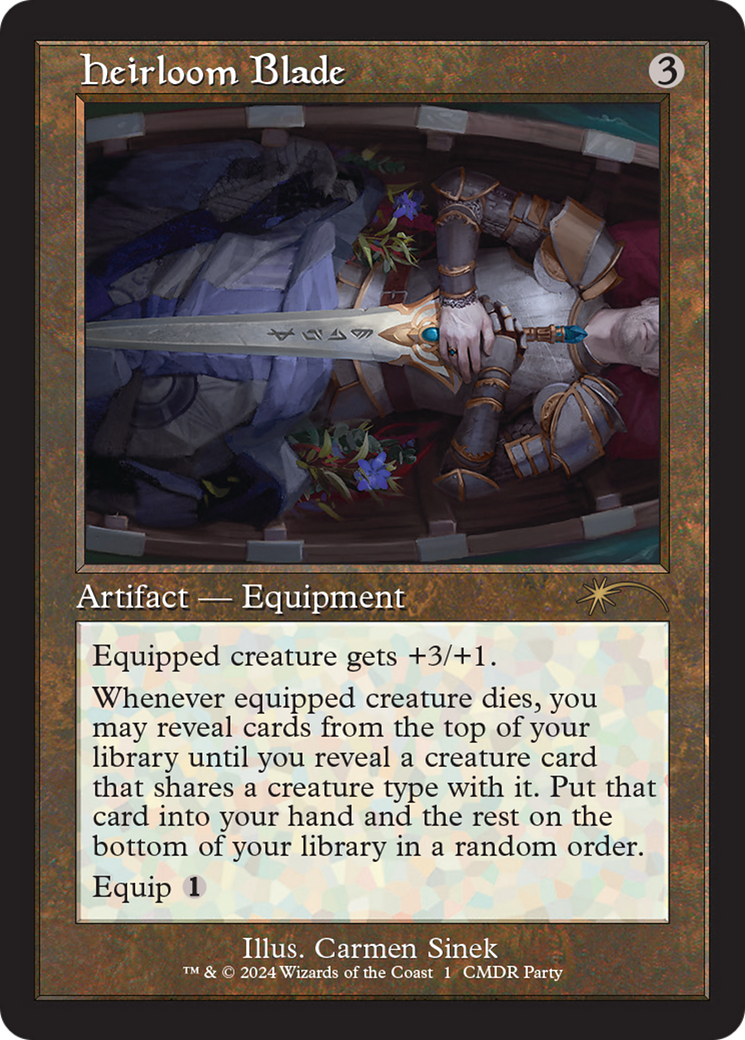 Heirloom Blade (Retro Frame) [Wizards Play Network 2024] | Good Games Adelaide SA