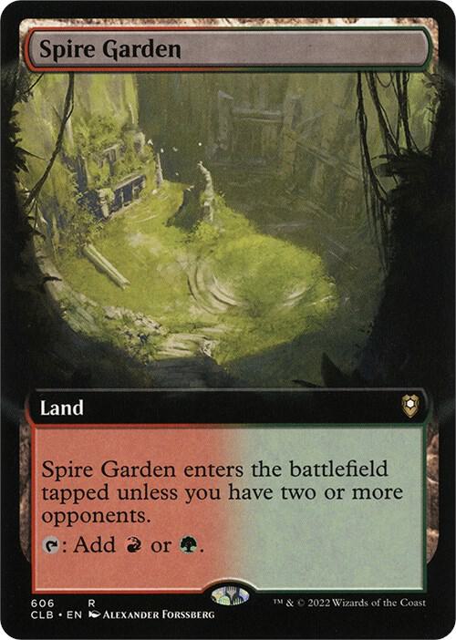 Spire Garden Extended Art 606 (Commander Legends: Battle for Baldur's Gate)  - Foil | Good Games Adelaide SA