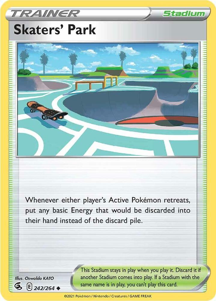 Skater's Park 242/264 (SWSH08: Fusion Strike)  | Good Games Adelaide SA