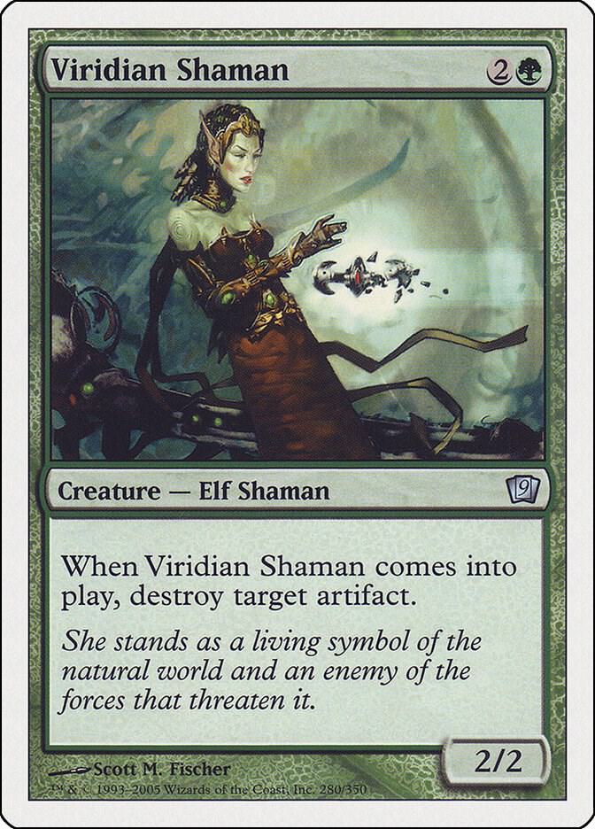 Viridian Shaman 280 (9th Edition)  - Foil | Good Games Adelaide SA