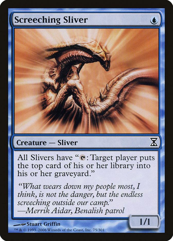 Screeching Sliver 75 (Time Spiral)  | Good Games Adelaide SA