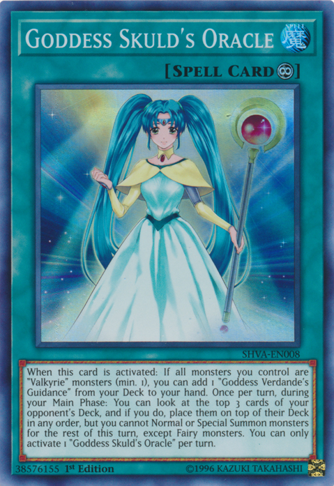 Goddess Skuld's Oracle [SHVA-EN008] Super Rare | Good Games Adelaide SA