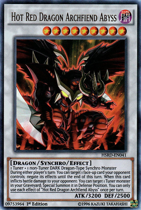 Hot Red Dragon Archfiend Abyss [HSRD-EN041] Ultra Rare | Good Games Adelaide SA
