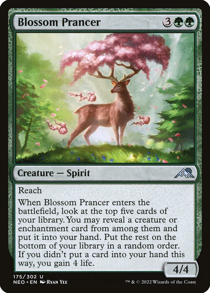 Blossom Prancer 175 (Kamigawa: Neon Dynasty)  | Good Games Adelaide SA