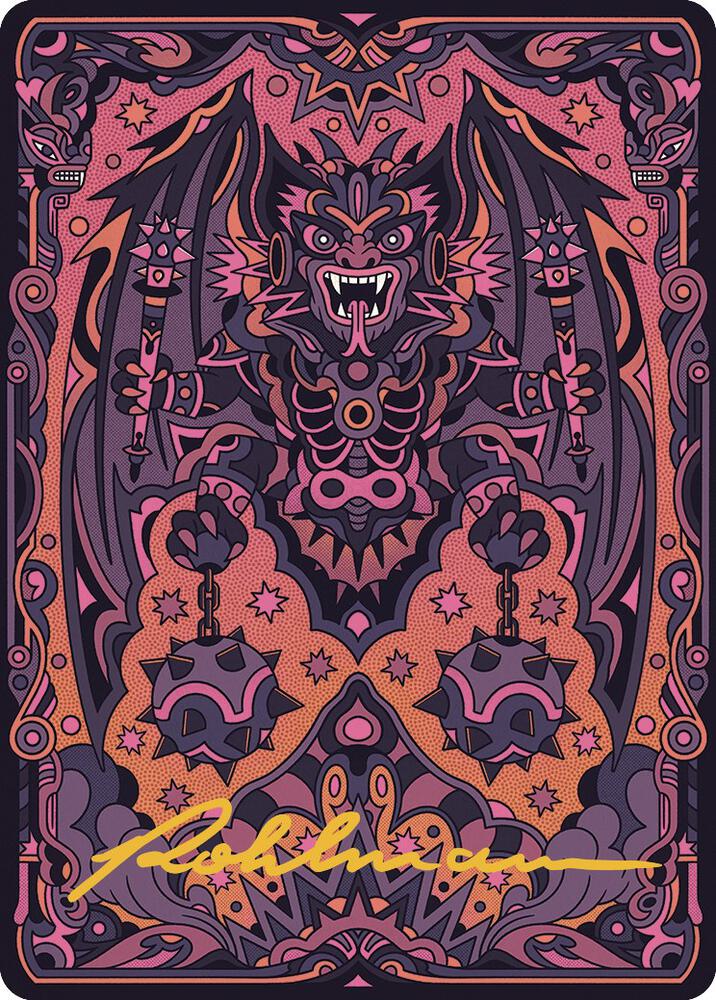 Bloodletter of Aclazotz Art Card 61 81 Gold Stamped Signature 61 (Art Series: The Lost Caverns of Ixalan)  | Good Games Adelaide SA
