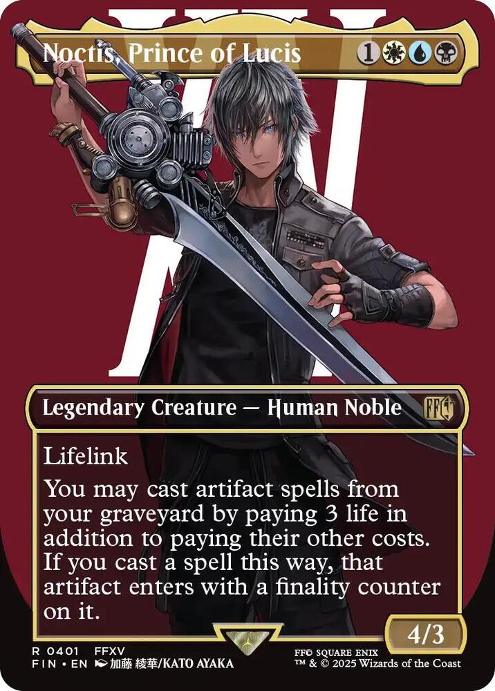 Noctis, Prince of Lucis 401/309 (FINAL FANTASY)  - Borderless | Good Games Adelaide SA
