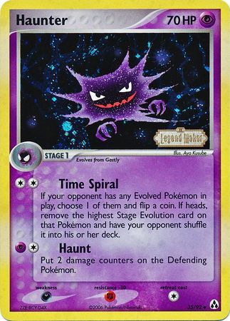 Haunter (35/92) (Stamped) [EX: Legend Maker] | Good Games Adelaide SA