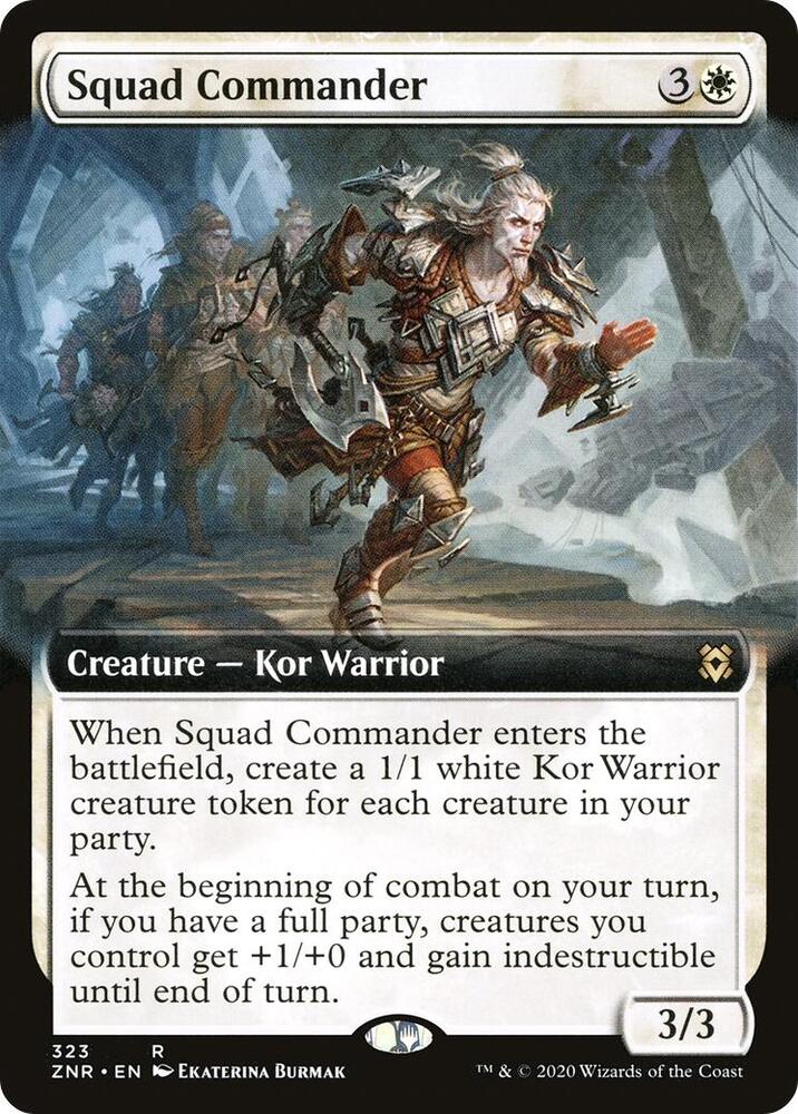 Squad Commander 323/280 (Zendikar Rising)  - Foil | Good Games Adelaide SA