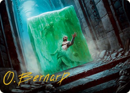 Gelatinous Cube Art Card (Gold-Stamped Signature) [Dungeons & Dragons: Adventures in the Forgotten Realms Art Series] | Good Games Adelaide SA