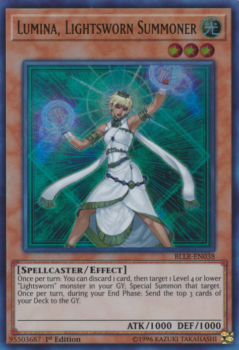 Lumina, Lightsworn Summoner [BLLR-EN038] Ultra Rare | Good Games Adelaide SA