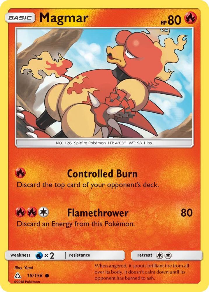 Magmar 18/156 (SM - Ultra Prism)  | Good Games Adelaide SA