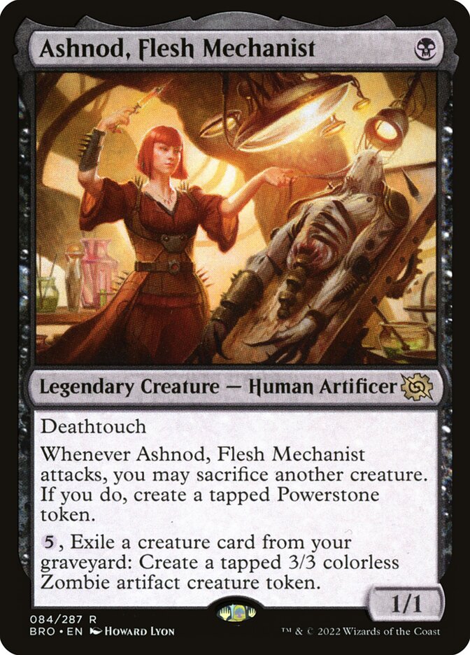 Ashnod, Flesh Mechanist 84 (The Brothers' War)  - Foil | Good Games Adelaide SA
