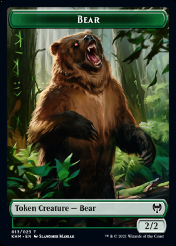 Bear Token [Kaldheim] | Good Games Adelaide SA