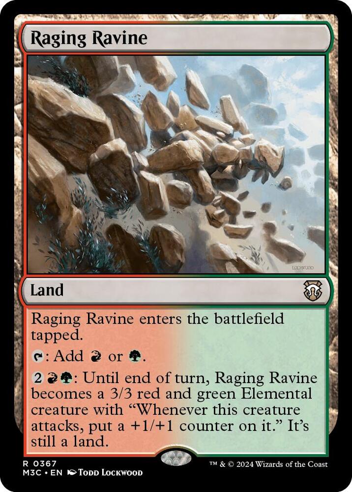 Raging Ravine 367/411 (Commander: Modern Horizons 3)  - Ripple Foil | Good Games Adelaide SA