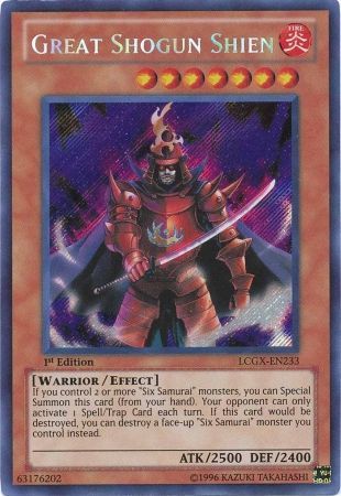 Great Shogun Shien [LCGX-EN233] Secret Rare | Good Games Adelaide SA