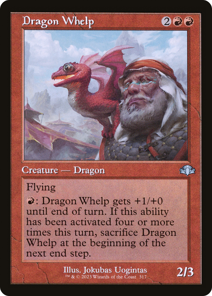 Dragon Whelp (Retro) [Dominaria Remastered] | Good Games Adelaide SA