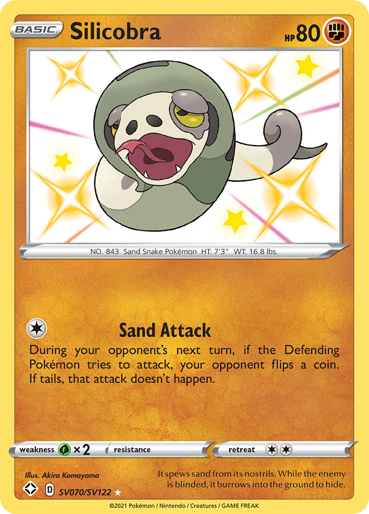 Silicobra (SV070/SV122) [Sword & Shield: Shining Fates] | Good Games Adelaide SA
