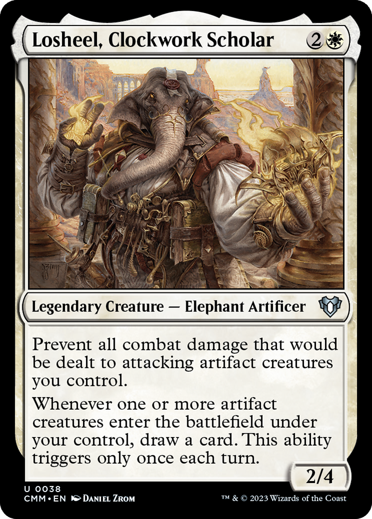 Losheel, Clockwork Scholar [Commander Masters] | Good Games Adelaide SA