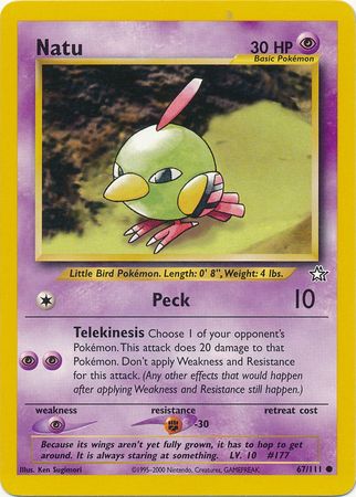 Natu (67/111) [Neo Genesis Unlimited] | Good Games Adelaide SA