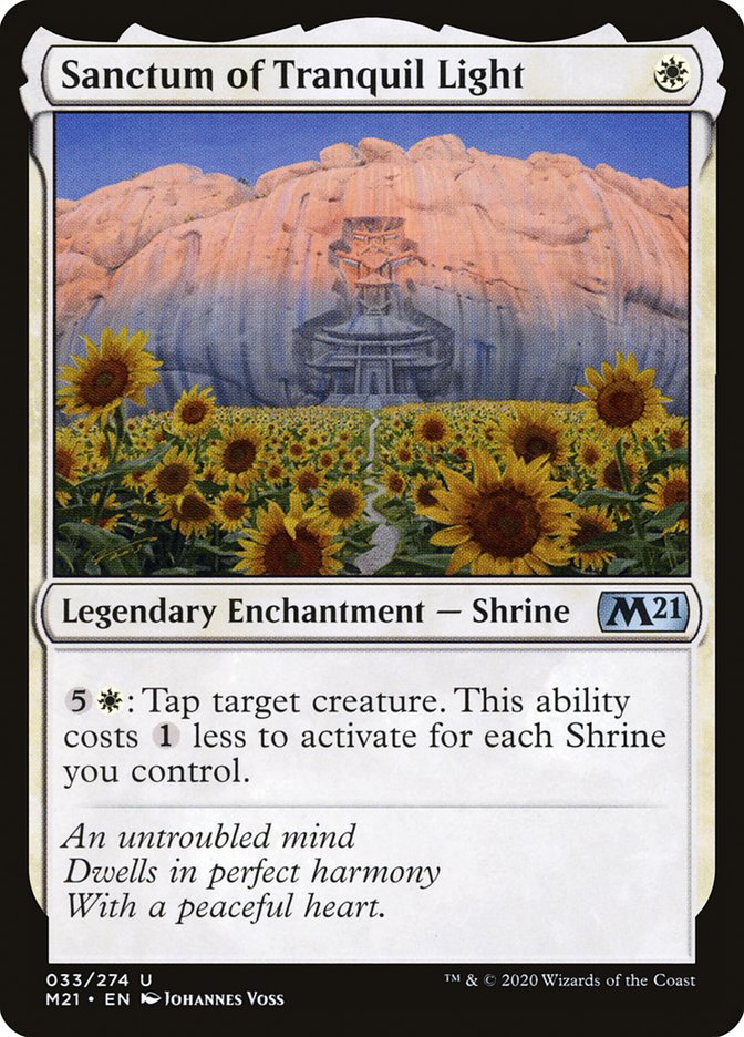 Sanctum of Tranquil Light 33 (Core Set 2021)  - Foil | Good Games Adelaide SA