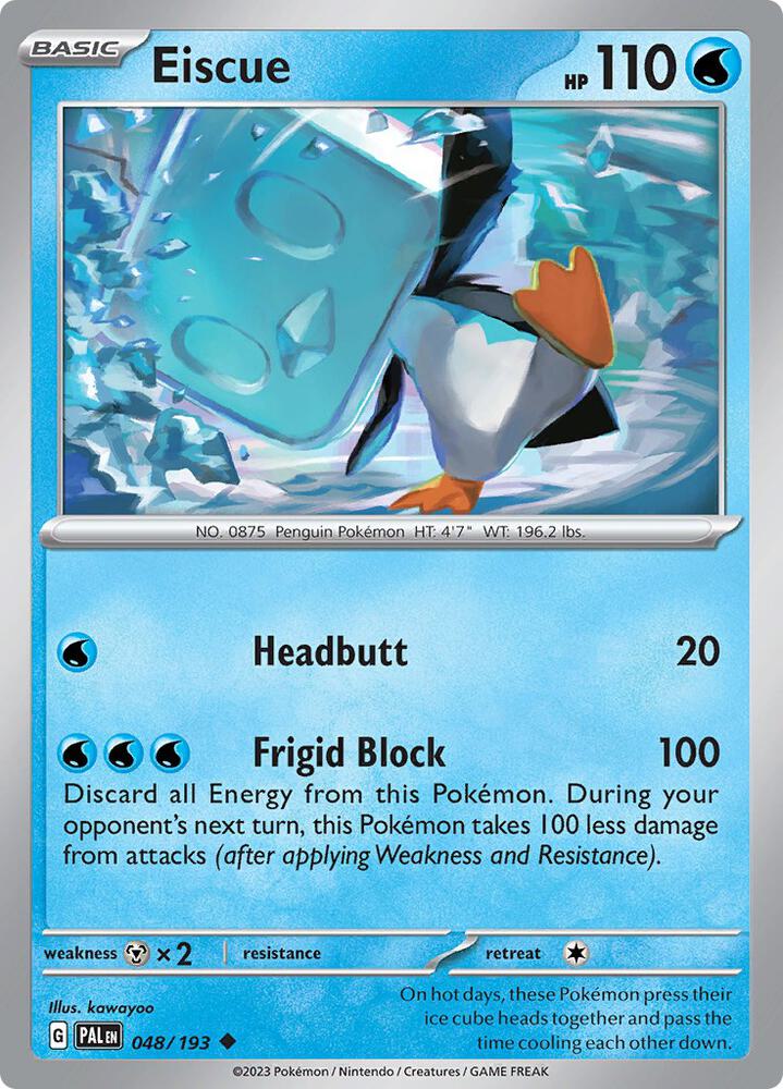 Eiscue 048/193 (SV02: Paldea Evolved)  | Good Games Adelaide SA