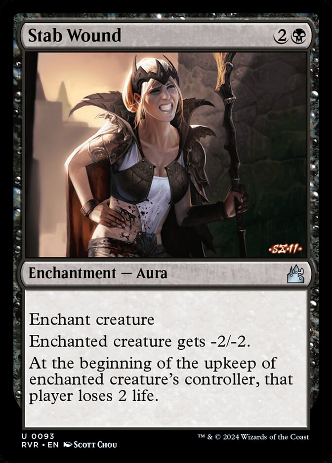Stab Wound 93 (Ravnica Remastered)  - Foil | Good Games Adelaide SA