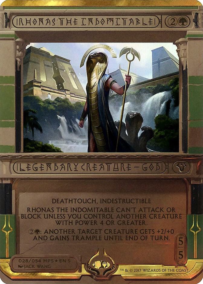 Rhonas the Indomitable 28 (Masterpiece Series: Amonkhet Invocations)  - Foil | Good Games Adelaide SA