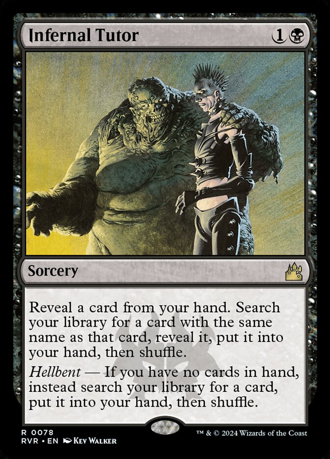Infernal Tutor 78 (Ravnica Remastered)  - Foil | Good Games Adelaide SA