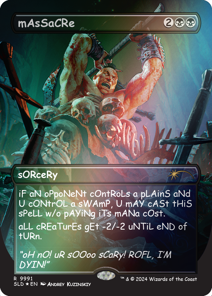 mAsSaCRe (Rainbow Foil) [Secret Lair Drop Series] | Good Games Adelaide SA