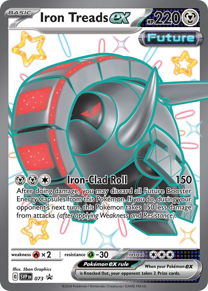 Iron Treads ex 073 (SV: Scarlet & Violet Promo Cards)  - Holofoil | Good Games Adelaide SA