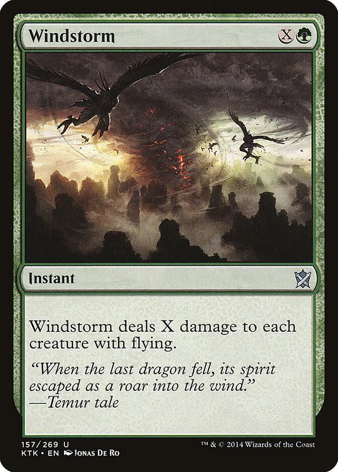 Windstorm 157 (Khans of Tarkir)  - Foil | Good Games Adelaide SA