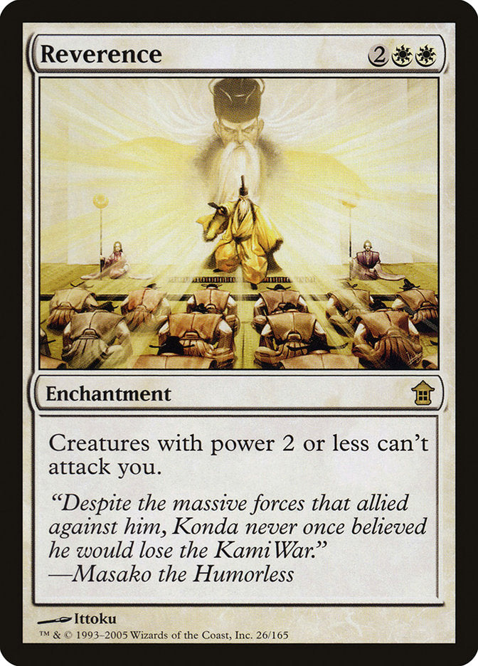 Reverence 26 (Saviors of Kamigawa)  - Foil | Good Games Adelaide SA