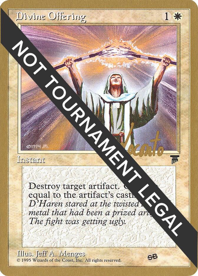 Divine Offering 1996 Shawn Hammer Regnier LEG SB  (World Championship Decks)  | Good Games Adelaide SA