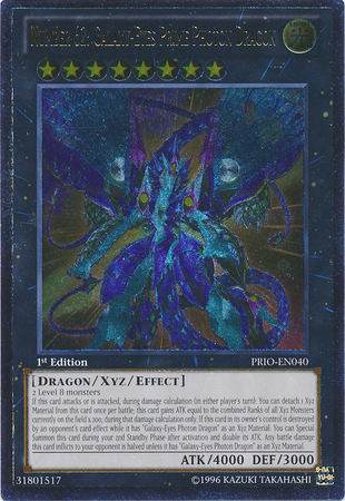 Number 62: Galaxy-Eyes Prime Photon Dragon [PRIO-EN040] Ultimate Rare | Good Games Adelaide SA