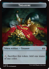 Elephant // Treasure Double-Sided Token [Tarkir: Dragonstorm Tokens] | Good Games Adelaide SA