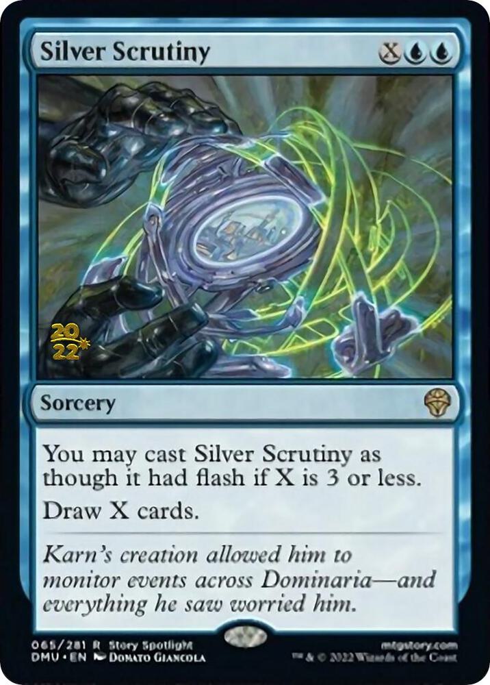 Silver Scrutiny 65 (Prerelease Cards)  - Foil | Good Games Adelaide SA