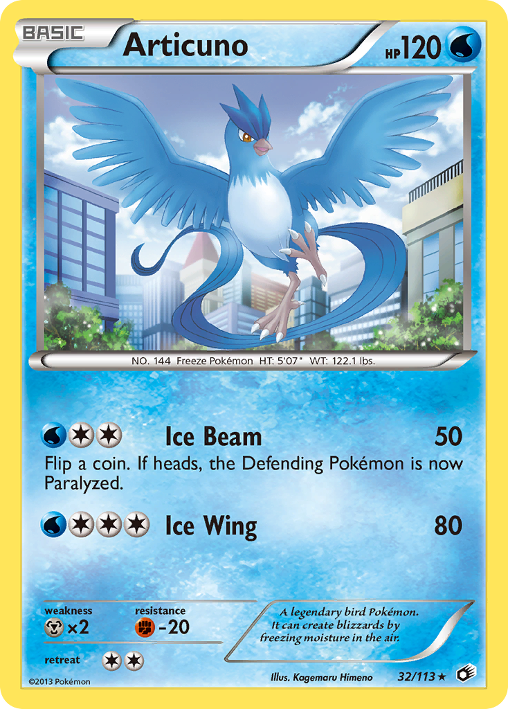 Articuno (32/113) [Black & White: Legendary Treasures] | Good Games Adelaide SA