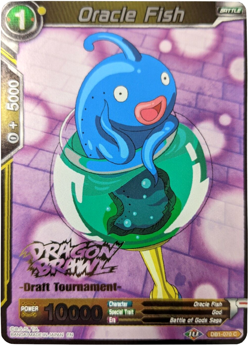 Oracle Fish (Dragon Brawl Draft Tournament Gold Stamped) (DB1-070) [Promotion Cards] | Good Games Adelaide SA