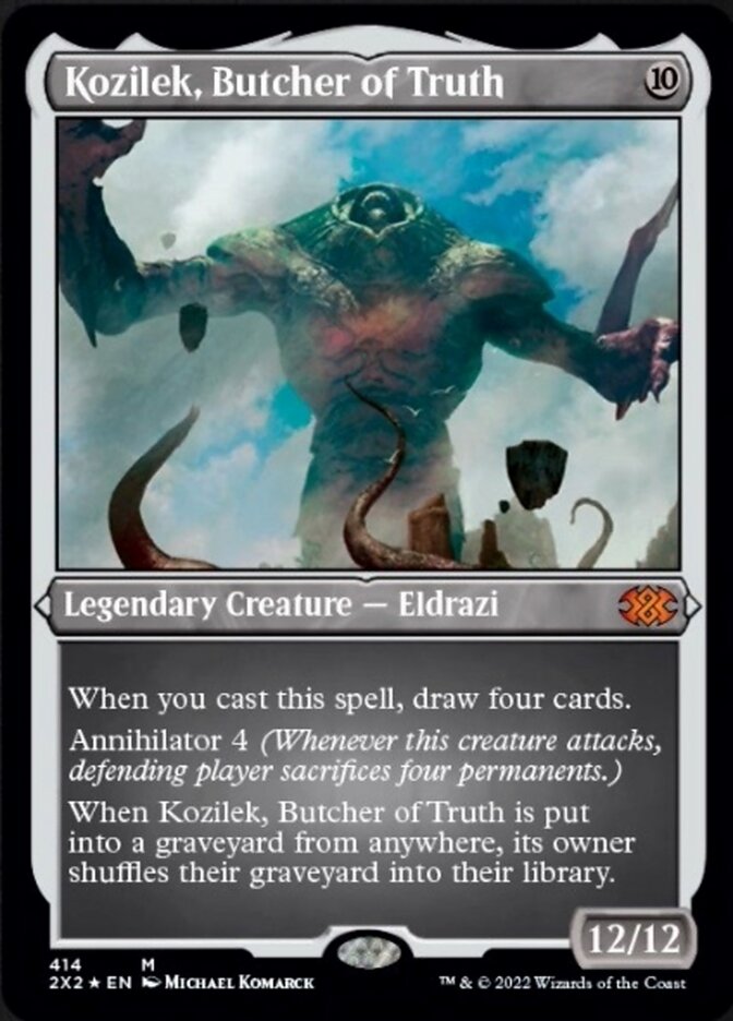 Kozilek, Butcher of Truth (Foil Etched) [Double Masters 2022] | Good Games Adelaide SA