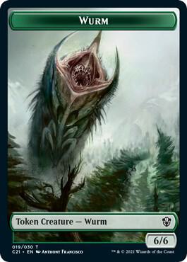 Wurm Kraken Double Sided Token 19 // 4 (Commander 2021)  | Good Games Adelaide SA