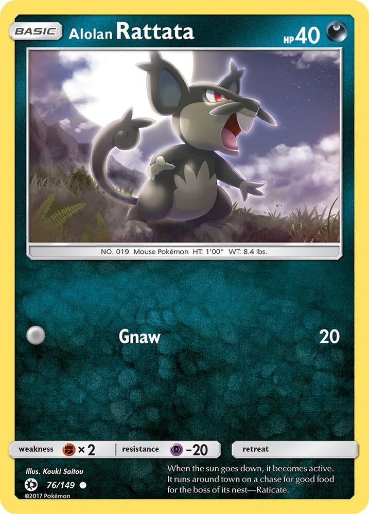 Alolan Rattata 76/149 (SM Base Set)  | Good Games Adelaide SA